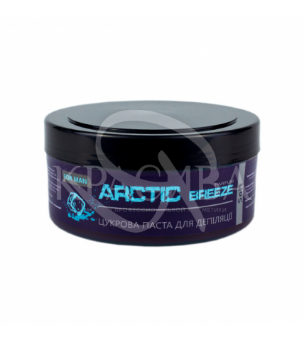 Silk&Soft Мужская парфюмированная сахарная паста для депиляции Серия "Arctic Breeze" Твердая, 400 г - 1