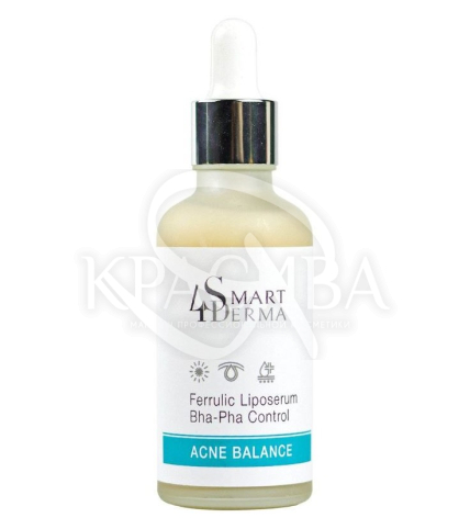 Ліпосомальна сироватка з феруловою кислотою для себорегуляції та відновлення шкіри - 1