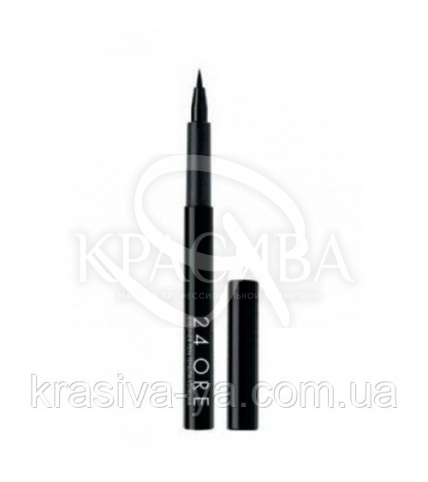 Стійка підводка - олівець для очей "24 Ore" Black, 2.4 мл - 1