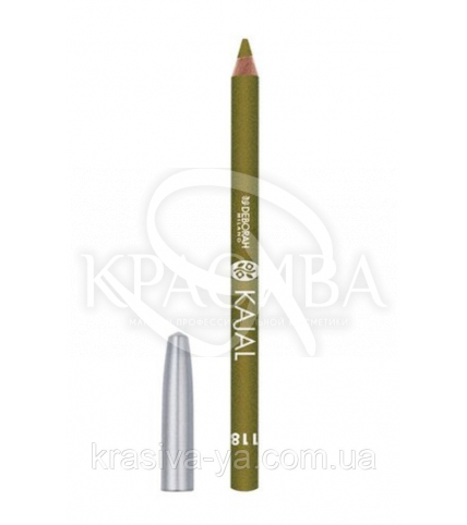 Косметический карандаш для глаз "Kajal Pencil" 118 Olive Green, 1.5 г - 1