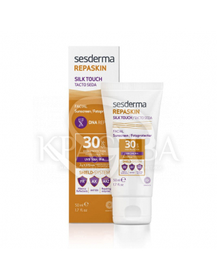 Repaskin Facial Silk Touch SPF 30 - Сонцезахисний крем для обличчя SPF 30, 50 мл : Sesderma