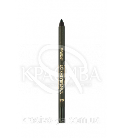 Косметичний олівець для очей водостійкий "Extra Eye Pencil" 03 Dark Green - 1