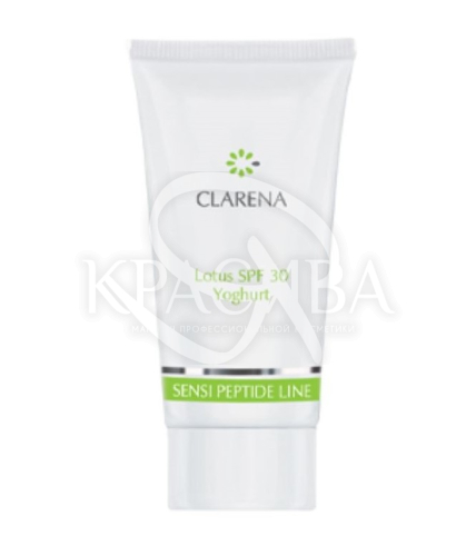 Сонцезахисний крем SPF 30 з екстрактом йогурту та лотоса - 1