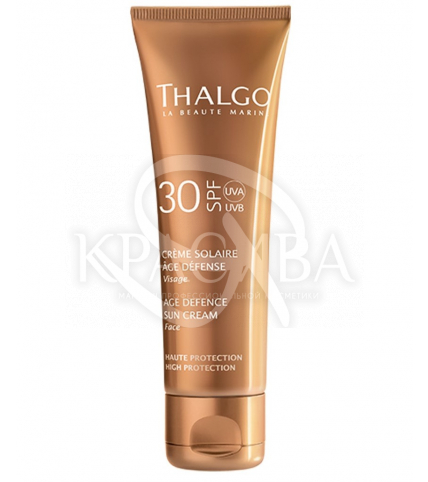 Солнцезащитный крем SPF 30+ предупреждающий старение кожи - 1