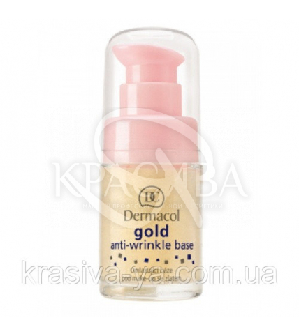 DC Make-up Base Gold-Wrinkle База под макияж омолаживающий с активным золотом (помпа), 15 мл - 1