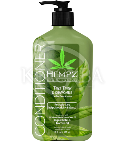 Кондиціонер із чайним деревом, ромашкою, веганським біотином для догляду за шкірою голови - 1