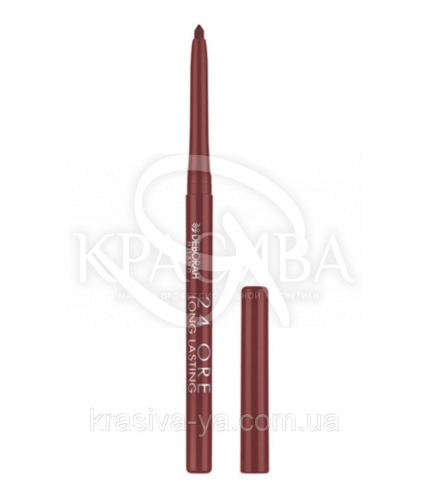 Стойкий косметический карандаш для губ "Long Lastin 24 Ore" 6 Brown, 0.4 г - 1