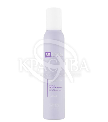 Мусс для волос несмываемый антижелтая - 1