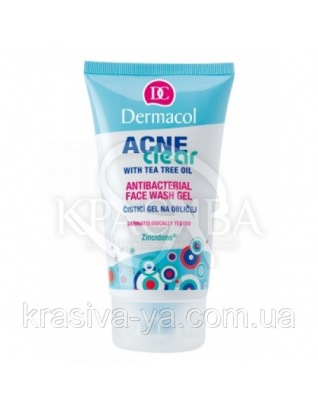 DC Acne Clear Antibacterial Wash Gel Гель для вмивання для проблемної шкіри, схильної до акне, 150 мл : Косметика для обличчя