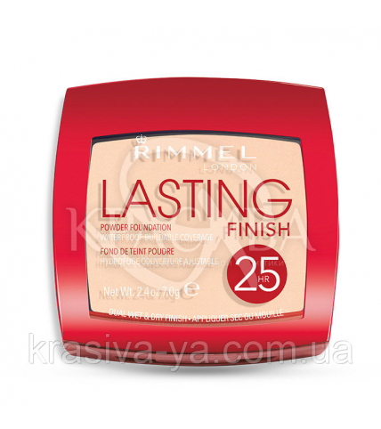 RM Lasting Finish - Пудра компактная (002-светло-фарфоровый), 7 г - 1