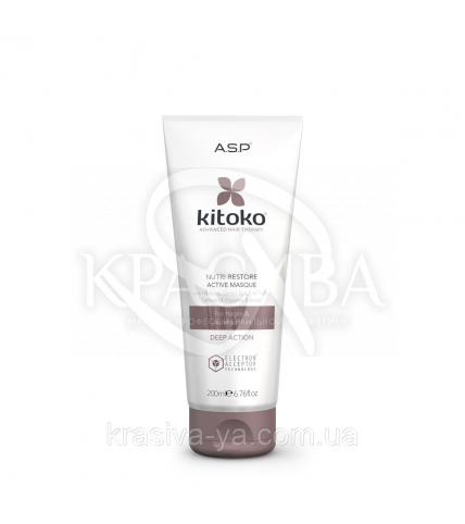 Kitoko Nutri Restore Masque Активна маска для волосся з серії Поживне відновлення, 200 мл - 1