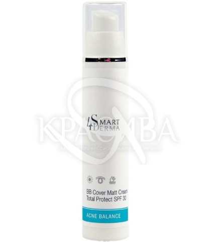 Матуючий ВВ крем SPF 30 для захисту та вирівнювання тону шкіри - 1
