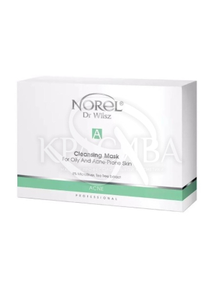 Очищаюча тканинна маска для жирної та схильної до акне шкіри : Norel