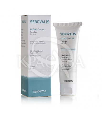 Sebovalis Facial Gel - Гель для обличчя, 50 мл - 1