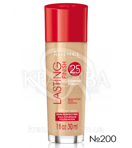 RM Lasting Finish SPF 20 - Основа тональная (200-светло бежевый), 30 мл - 1