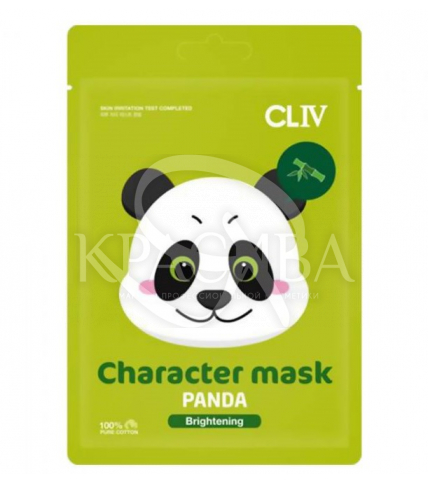 Маска тканевая для сияния кожи лица "Панда" - 1