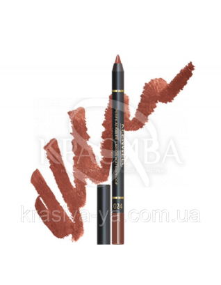 Вологостійкий олівець для губ 024, 1.5 м : Декоративна косметика