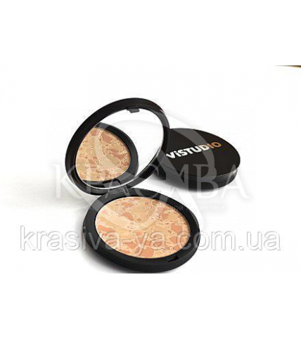 Vistudio Compact Face Powder Palladio Effect Light - Пудра компактная "Палладио" с зеркалом, 15 г - 1
