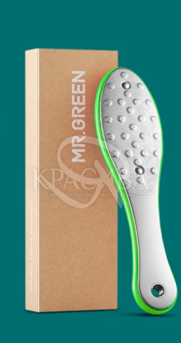 Терка для п'ят - лазерна пилка для ніг двостороння "Зелений" - 3