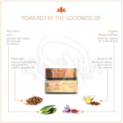 Денний крем на основі екстракту кумкумаді з ефектом сяйва - 3