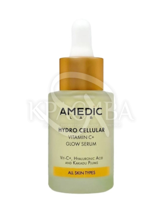 Сироватка для сяйва шкіри з вітаміном С та екстрактом Какаду : Amedic