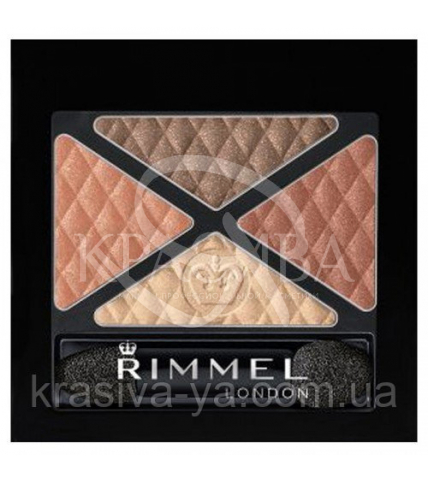 RM Glam'eyes Quad - Тени для век (019-Sun Safari / солнце сафари), 4,2 г - 1