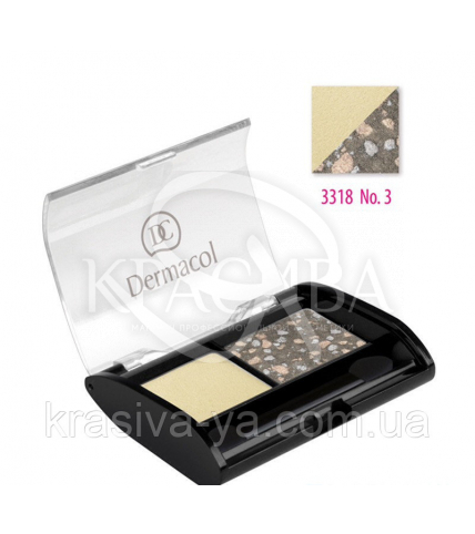 DC Make-up Duo Shadow 03 Двухцветные тени для век, 3 г - 1