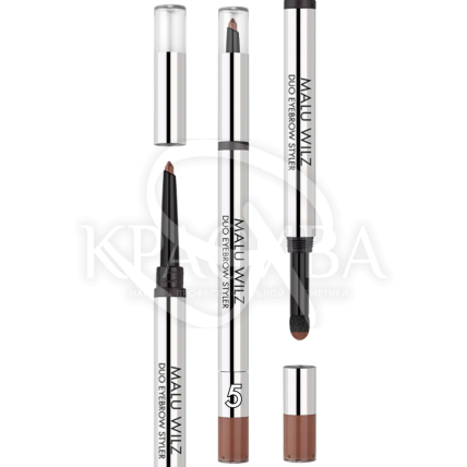 Олівець та пудра для брів 2 в 1 - 2