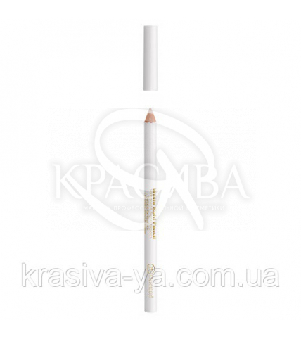 DC Make-up White Kohl Pencil Олівець для очей водостійкий (білий), 1.4 м - 1