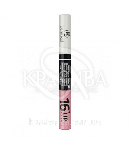 DC Make-up 16H Lip Colour 05 Стійка фарба для губ 2в1, 3 мл + 4.1 мл - 1