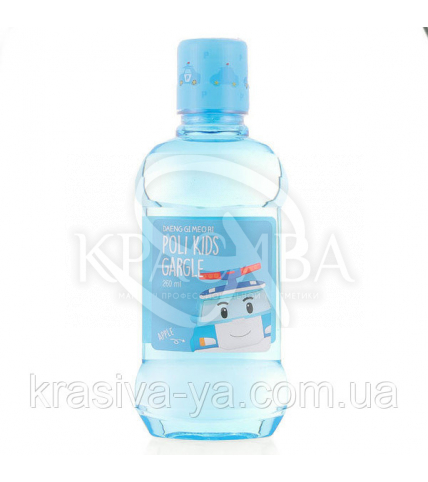 Полоскание для полости рта со вкусом Яблока DAENG GI MEO RI Poli Kids Gargle Apple, 260мл - 1