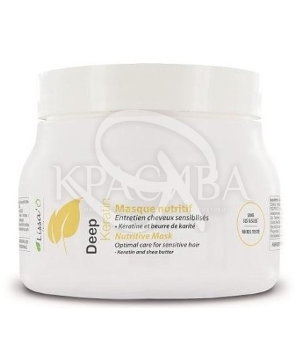 Кератиновая маска для волос с маслом ши - 1