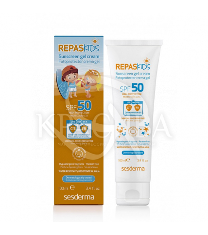 Repaskids Sunscreen Gel Cream SPF 50 - дитячий Сонцезахисний крем-гель SPF 50, 100 мл - 1