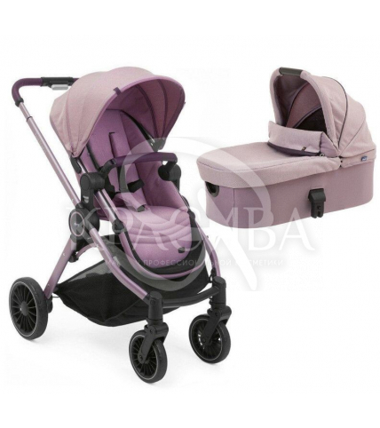 Универсальная коляска 2 в 1 "Розовый" - 1