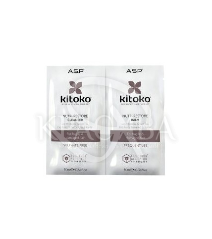 Саше шампунь и бальзам для питания поврежденных волос и сухой кожи головы - 1