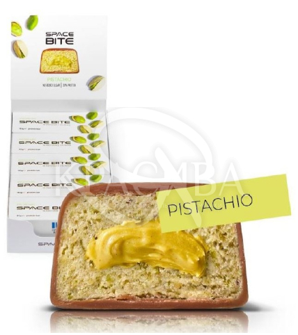 Батончик протеїновий "Фісташковий" глазурований молочним шоколадом - 1