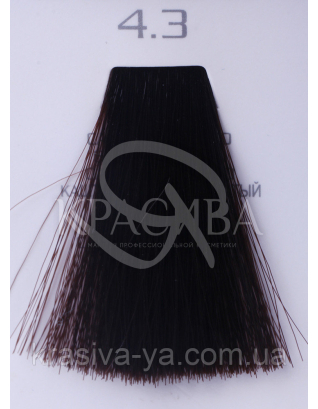 HC Hair Light Крем-фарба 4.3 каштановий золотистий, 100 мл : Засоби для фарбування волосся