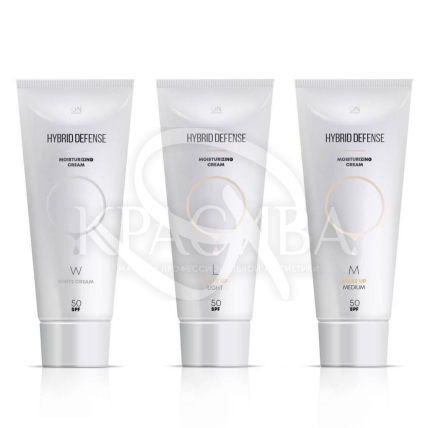 Защитный увлажняющий крем гибрид с SPF50 с тоном - 2
