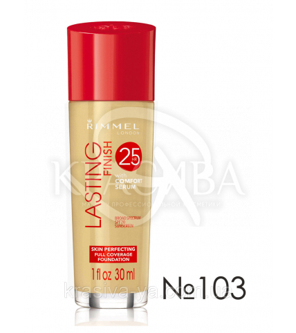 RM Lasting Finish SPF 20 - тональна Основа (103-слонова кістка), 30 мл - 1
