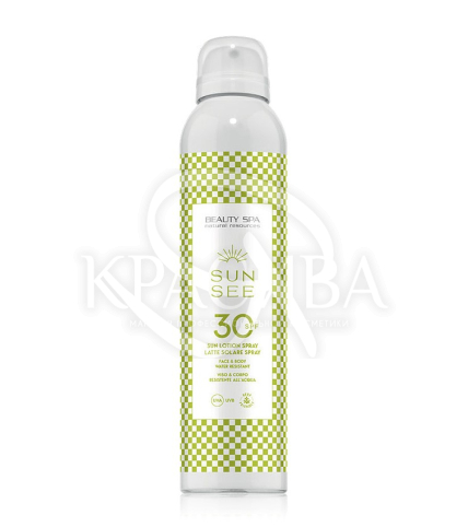 Солнцезащитная водостойкая эмульсия Сан Си Спрей SPF30 для лица и тела - 1
