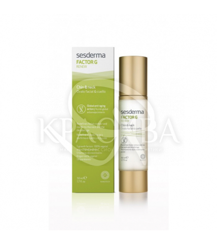 Factor G Renew Facial Oval & Neck - Омолаживающее средство для овала лица и шеи, 50 мл - 1