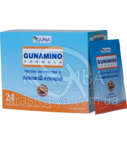 Gunamino Formula Пищевая добавка "Комплекс аминокислот), 24 саше*6.5 г - 1