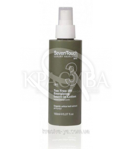 Seven Touch 3 Незмивний тонізуючий лосьйон проти випадіння волосся з маслом чайного дерева, 150 мл - 1
