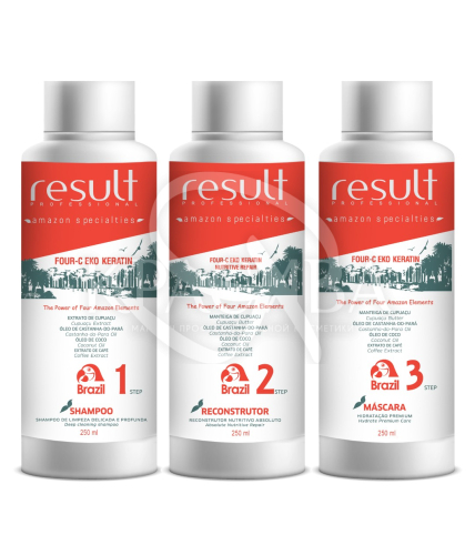 Набор для максимального выпрямления и восстановления для волос (шаг 1+2+3) - 1