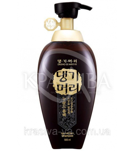 Шампунь для шкіри голови і волосся DAENG GI MEO RI New Gold Black Shampoo, 500 мл (без інд. упаковки) - 1