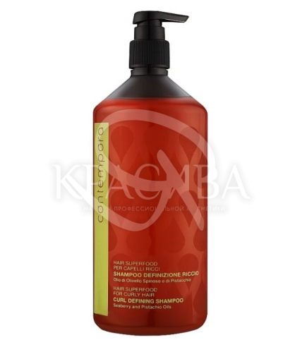 Шампунь-дефайнер для вьющихся волос с облепиховыми маслами и фисташками - 1