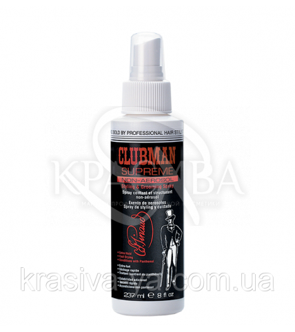 Спрей для укладки волос Clubman Supreme Hair Spray, 237 мл - 1