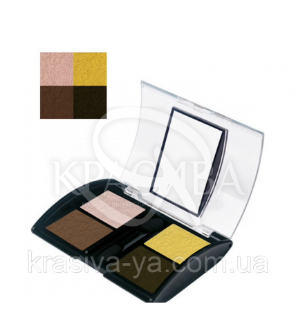 DC Make-up Quatro Eye Shadow 03 Чотирьохкольорові тіні для повік, 5 м - 1