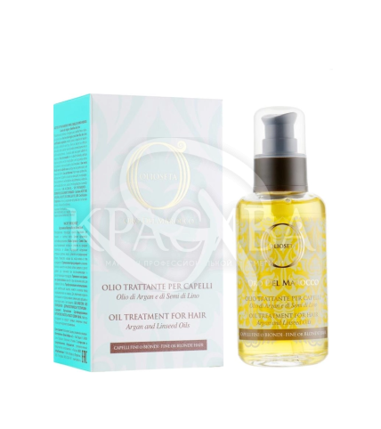 Олія блонд-догляд з олією аргану та олією насіння льону - 1