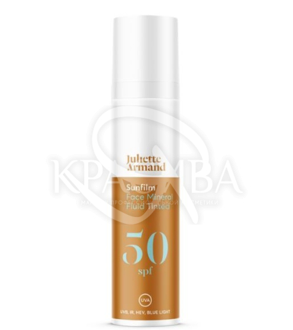 Тональный солнцезащитный минеральный флюид для лицо c SPF 50 - 1